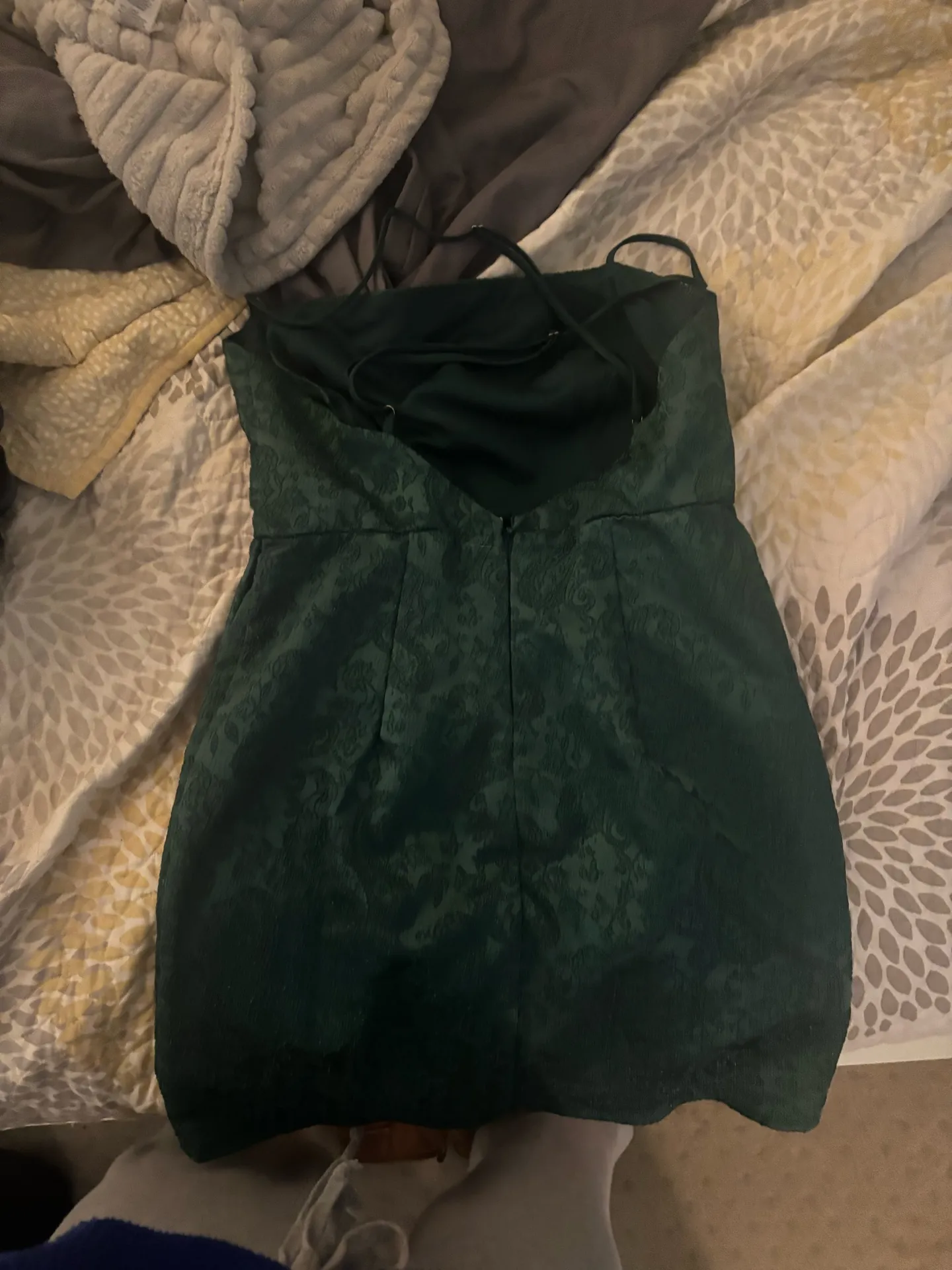 Green Mini Dress Lucy in the Sky - Image 4