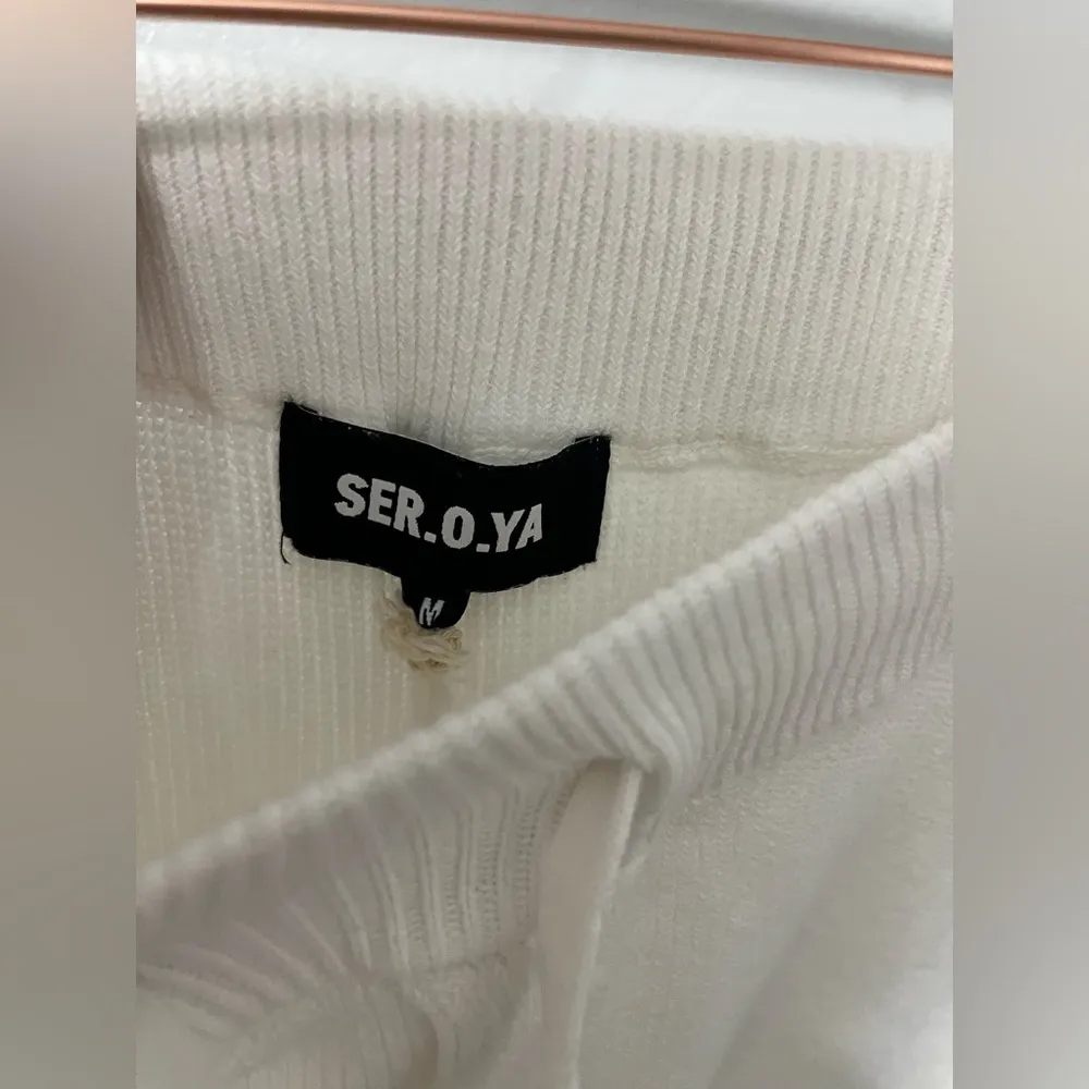 SER.O.YA Poe knit pants White Size M - Image 6