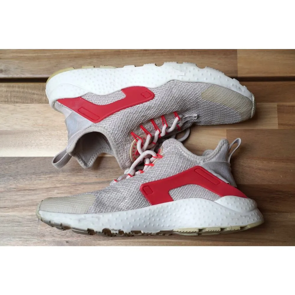 Nike Air Huarache Run Ultra Women Running Urban Sneakers Tan Pink Size 7 - Image 12