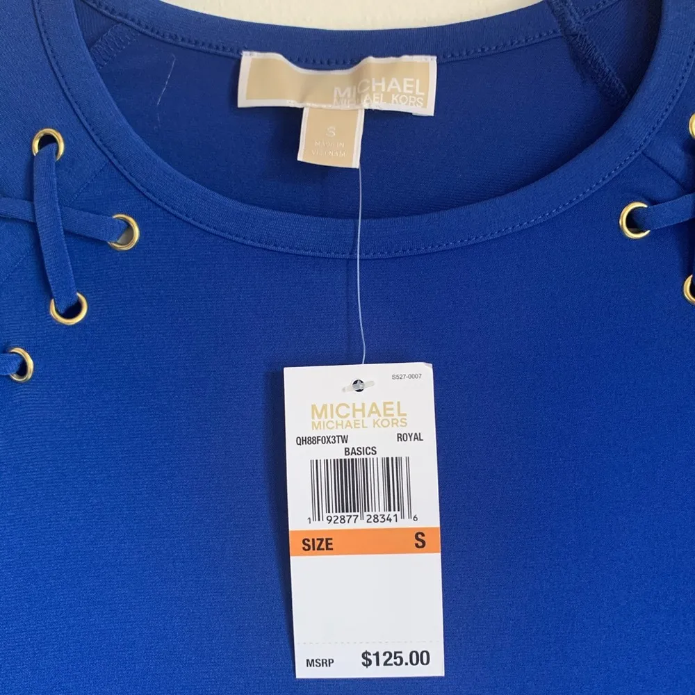 MICHAEL KORS Royal Blue Dress Size S‎ - Image 5