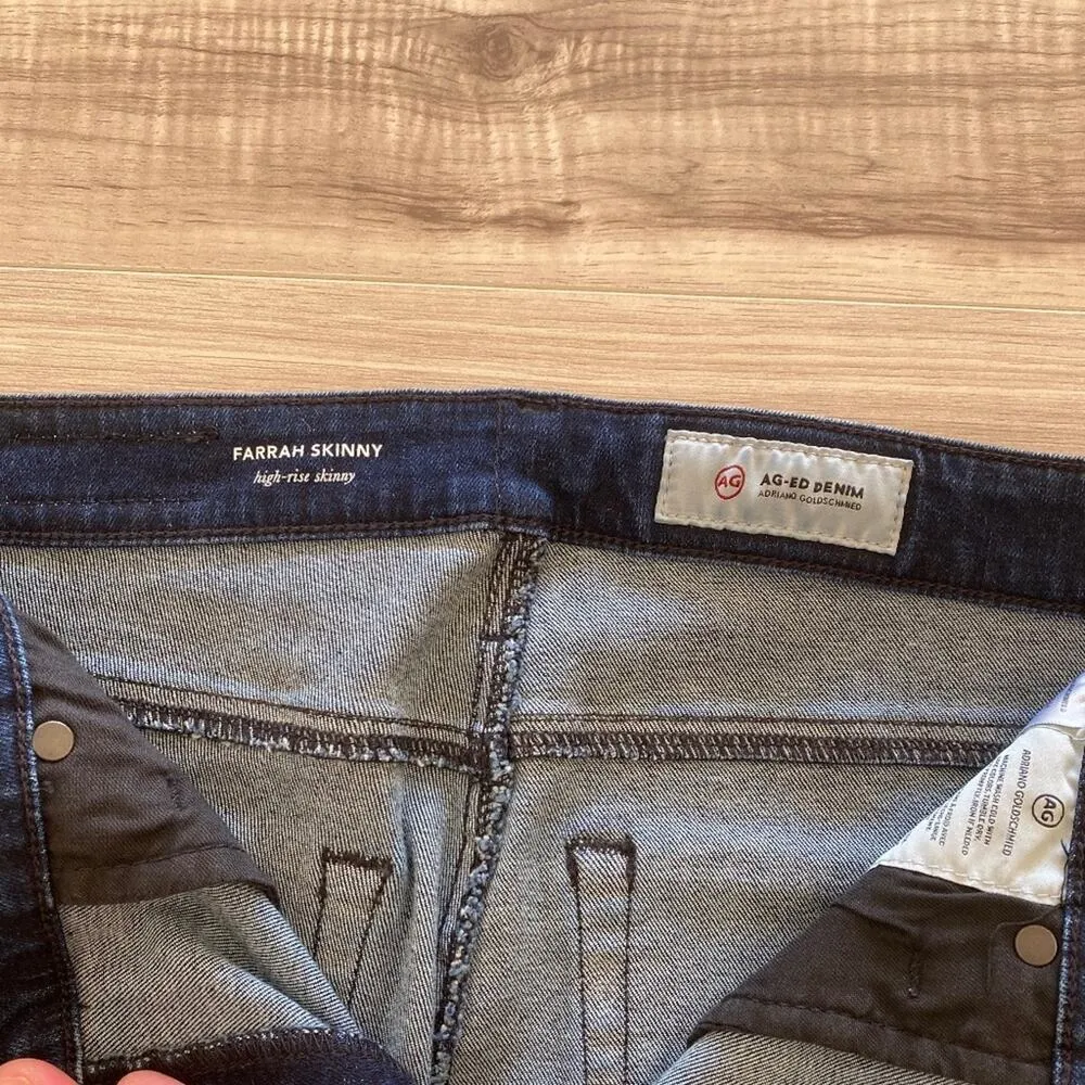 Adriano Goldschmied Farrah High-Rise Skinny Jeans - 29R - Image 2