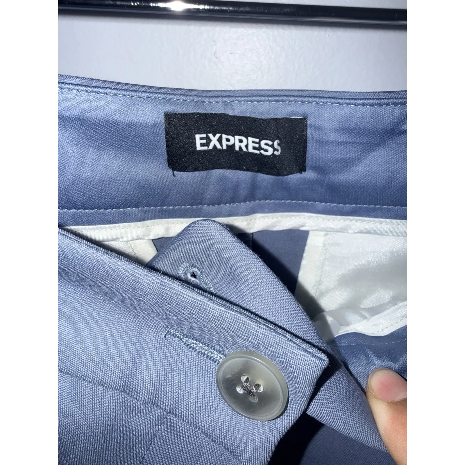 Women's Express Ankle High Rise Stretch - Navy - Sz 10 Regular - NWT W - Image 4