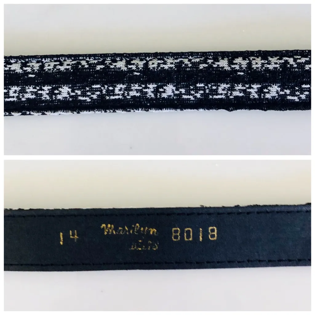 VTG Marilyn Belt: Black & White, Two - Image 4