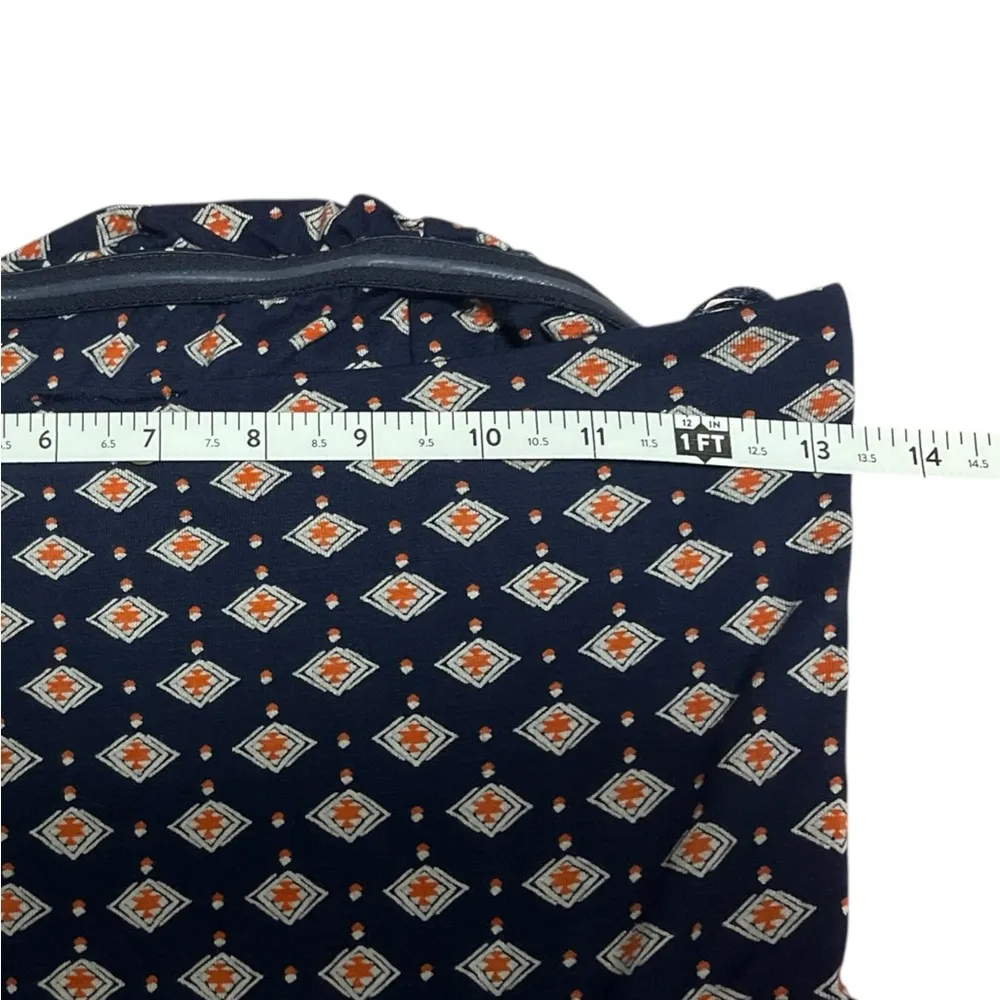 Roxy Navy Pink Sweetheart Strapless Midi Dress Size Large Global‎ Inspired Boho - Image 4