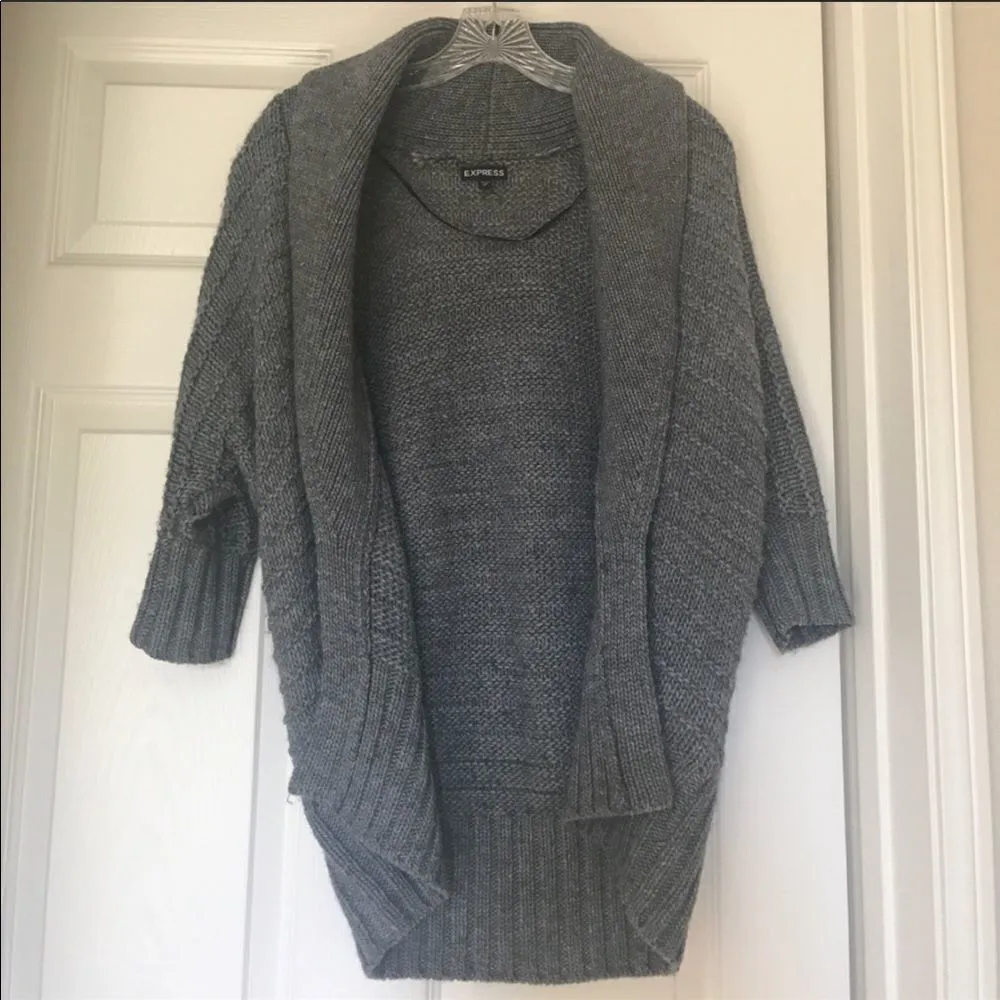 EXPRESS ✨  shawl cable knit 3/4 sleeve cardigan✨ - Image 2