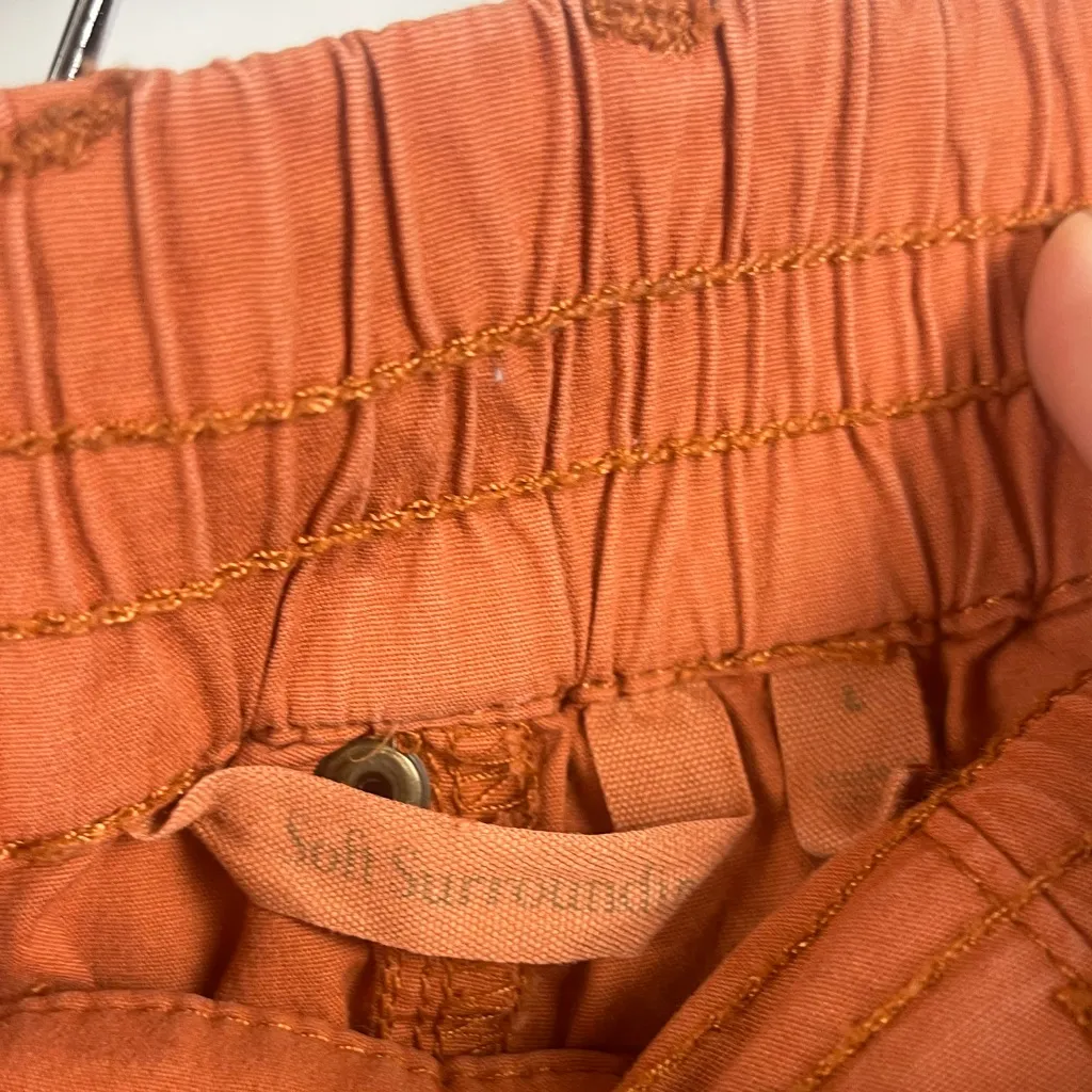 Soft Surroundings Everything Under The Sun Embroidered Cargo Pants size large - Image 4