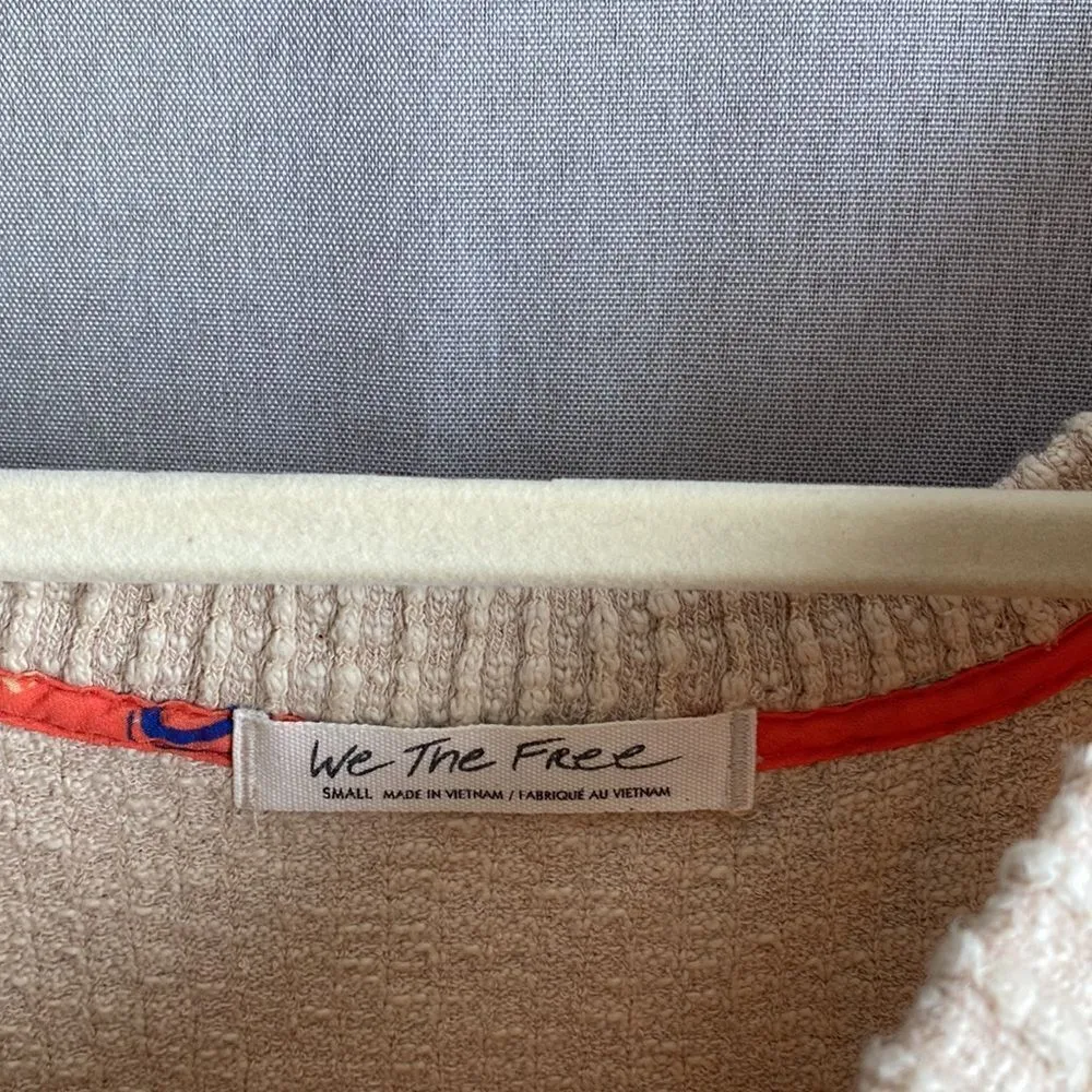 Free People ribbed boardwalk hacci bell sleeve sweater - Image 7