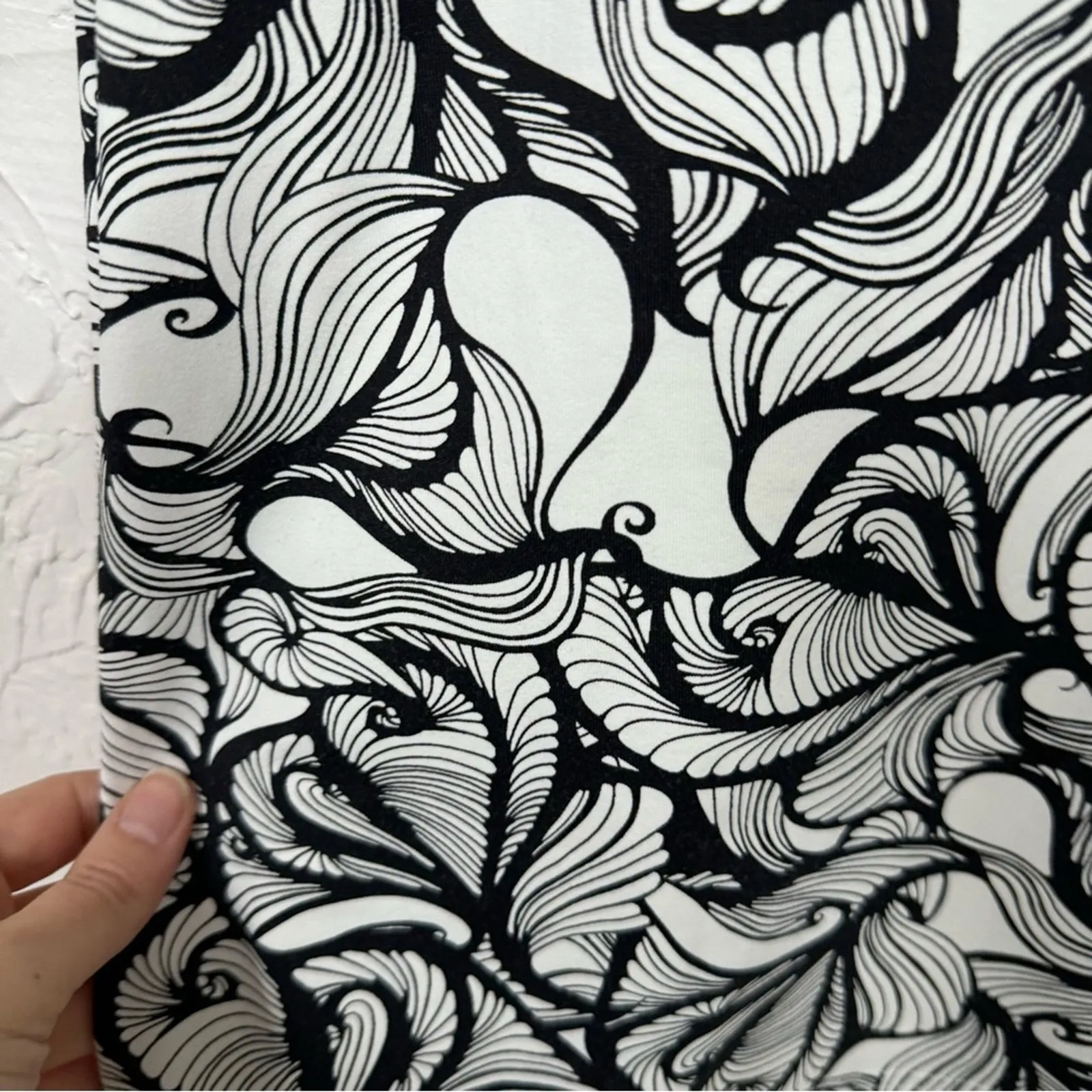 Title Nine Black White Floral Athletic Dress Women’s S Gorpcore Mini Casual - Image 8