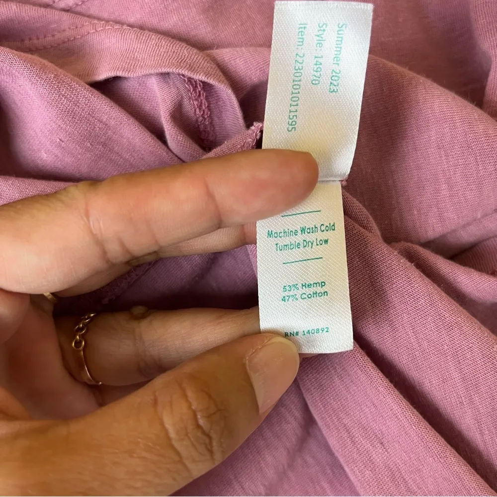Marine Layer Purple Pocket Tee - Image 7