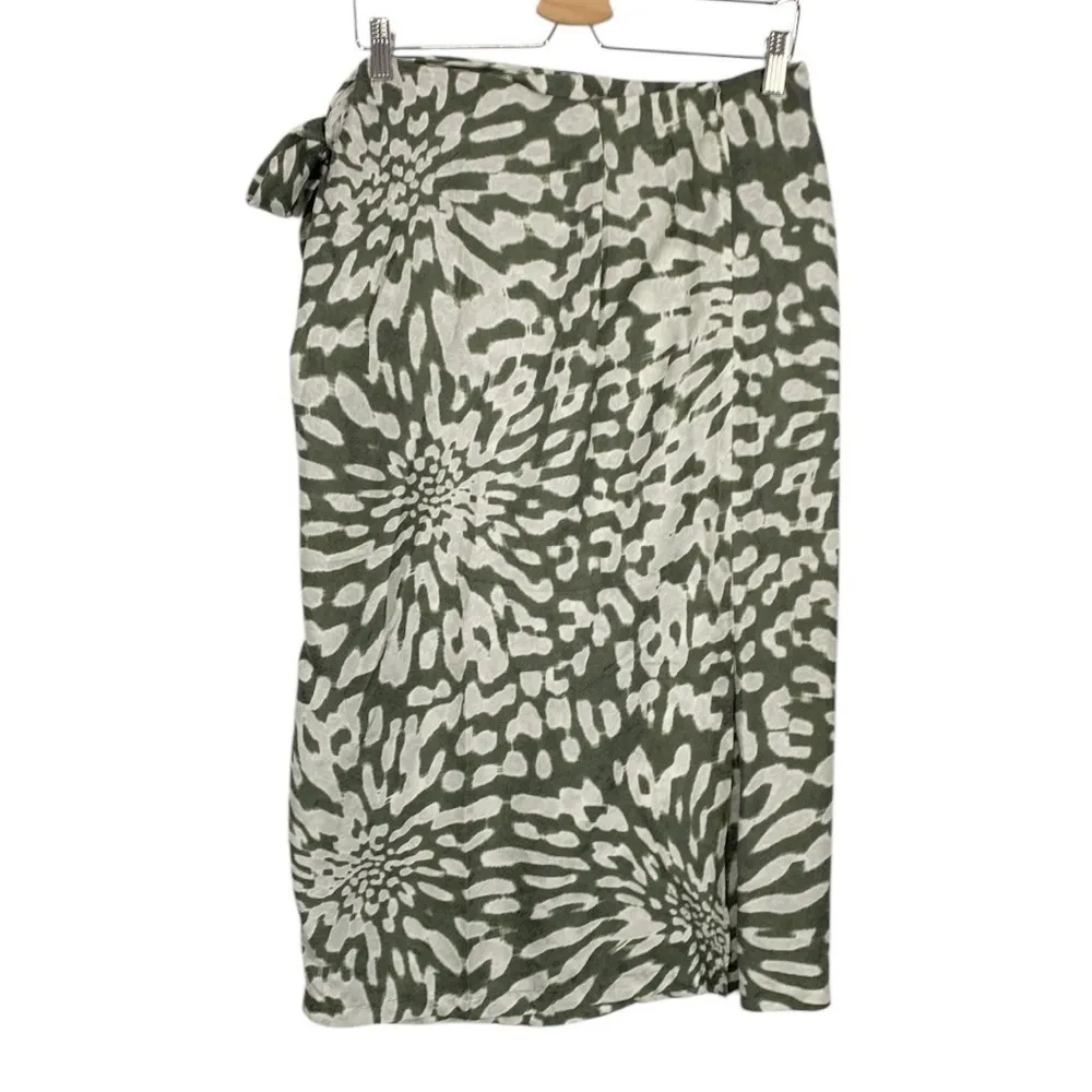 ROHE Erena Midi Skirt Size 40 Green - Image 3