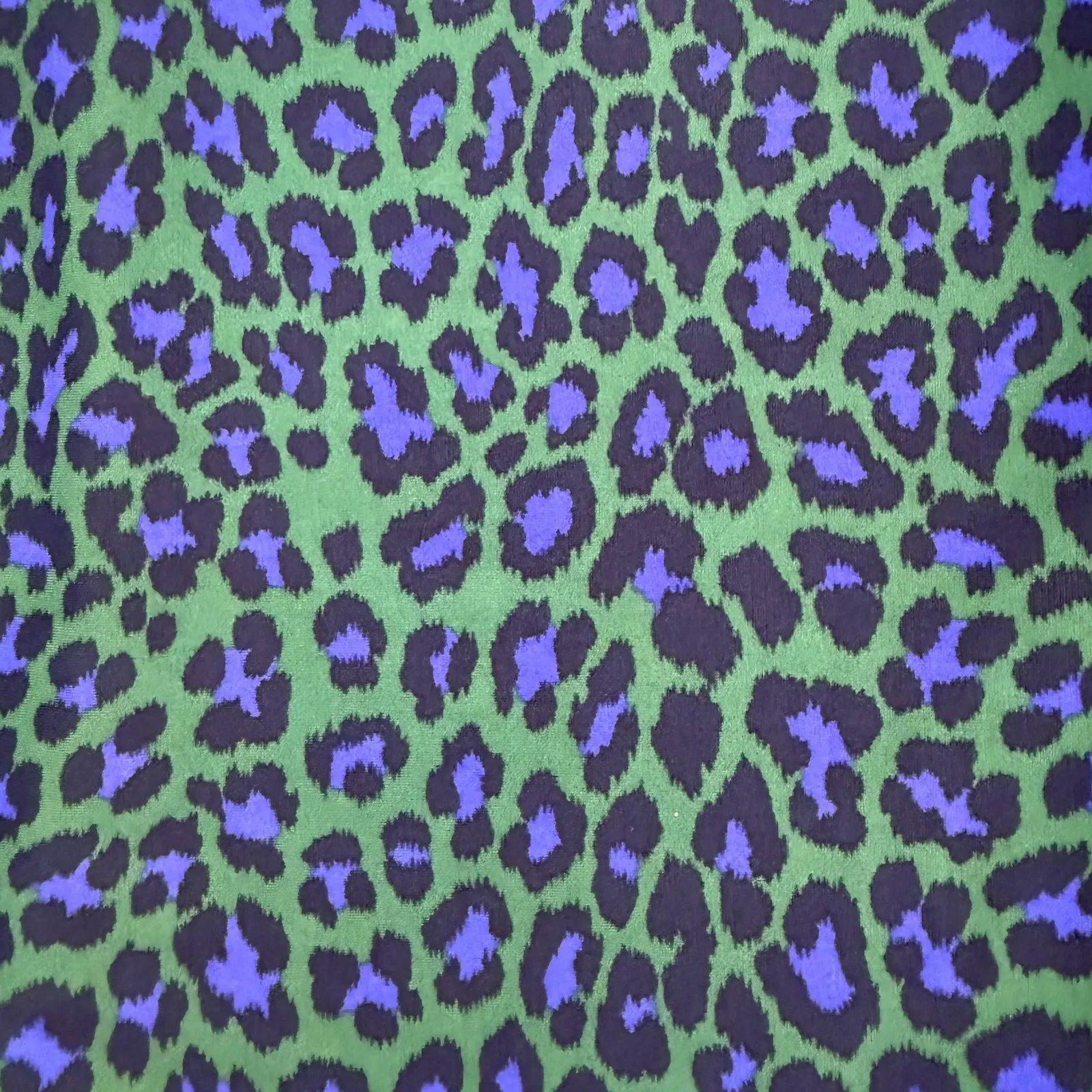 Jude Connally Marlowe Leopard‎ Print Dress Green Stretch Casual Resort Size XL - Image 2