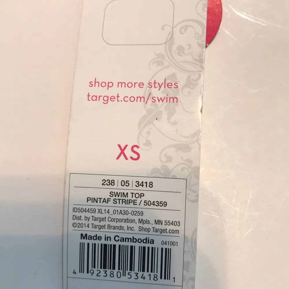 Xhilaration Striped Bikini Top XS HP 7/21! - Image 5