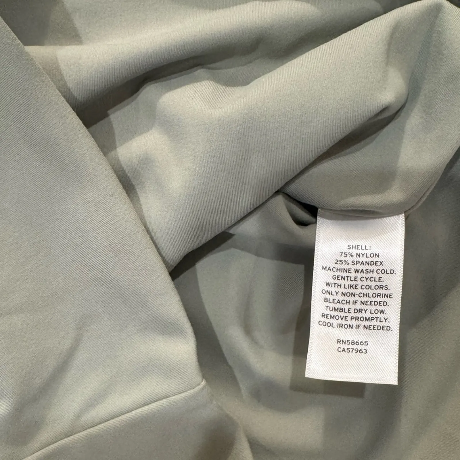 Open Edit Women's Sage Green Short Sleeve Top - Green Halo Size S - Image 4