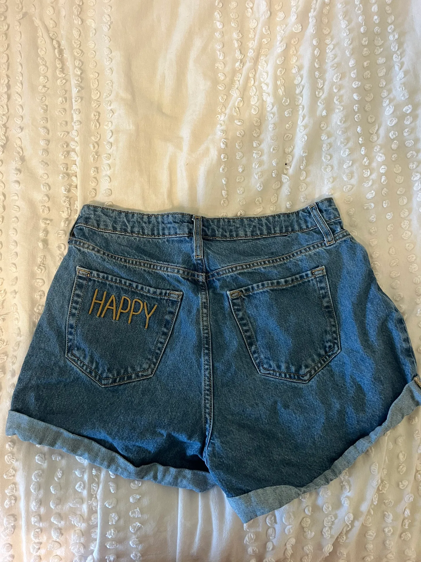 High Rise Mom Jean Shorts - Image 2