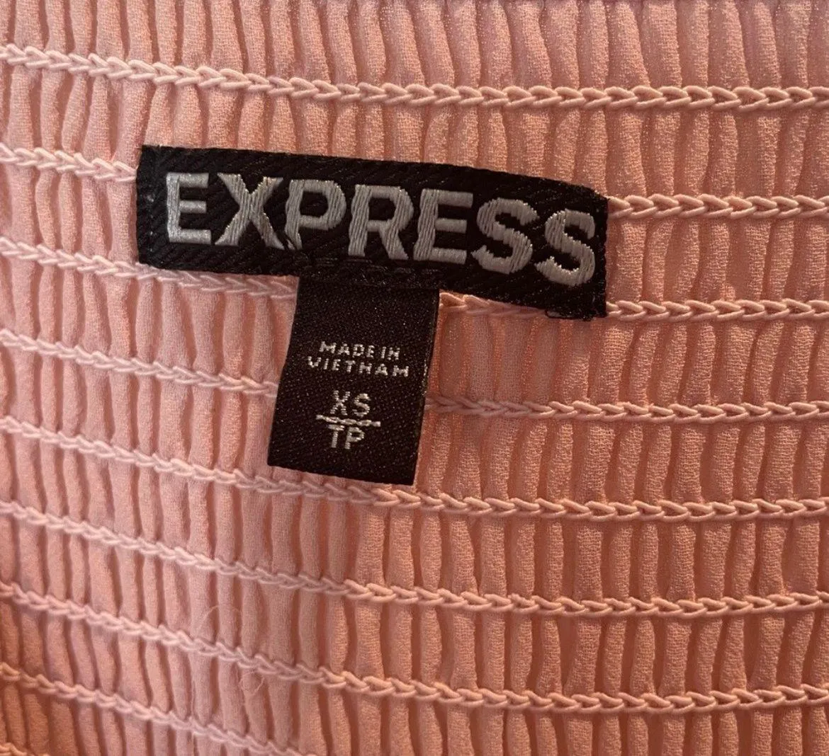 Blush Floral Midi Dress XS - Image 4