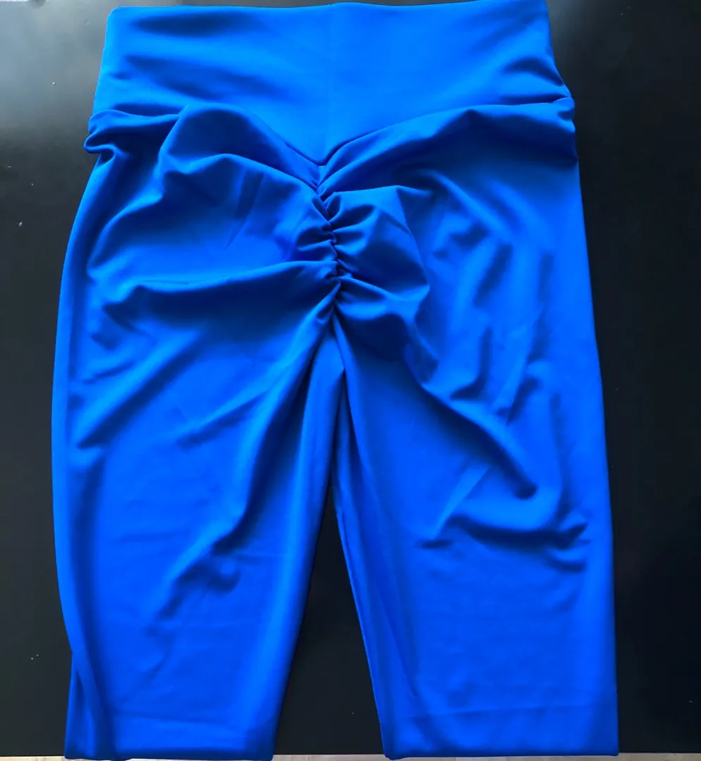 Scrunch Butt Leggings Blue Size L - Image 3