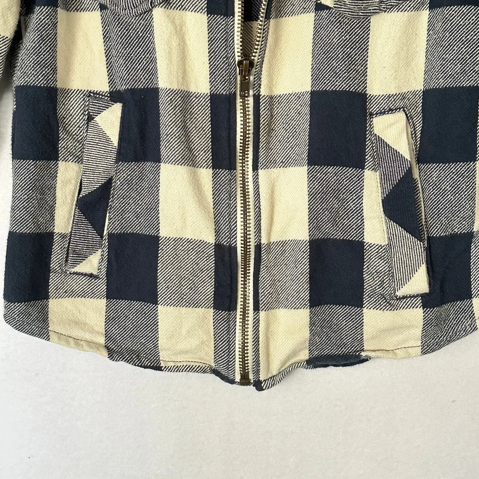Arizona Jean Co‎ Women Jacket Sz S Buffalo Plaid Flannel Shacket Gorp Outdoors - Image 4