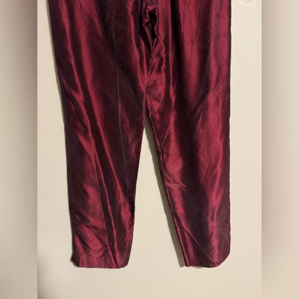 EUC Ann Taylor Red and Black Beaded 2 Piece Matching Outfit size 8/8P - Image 14