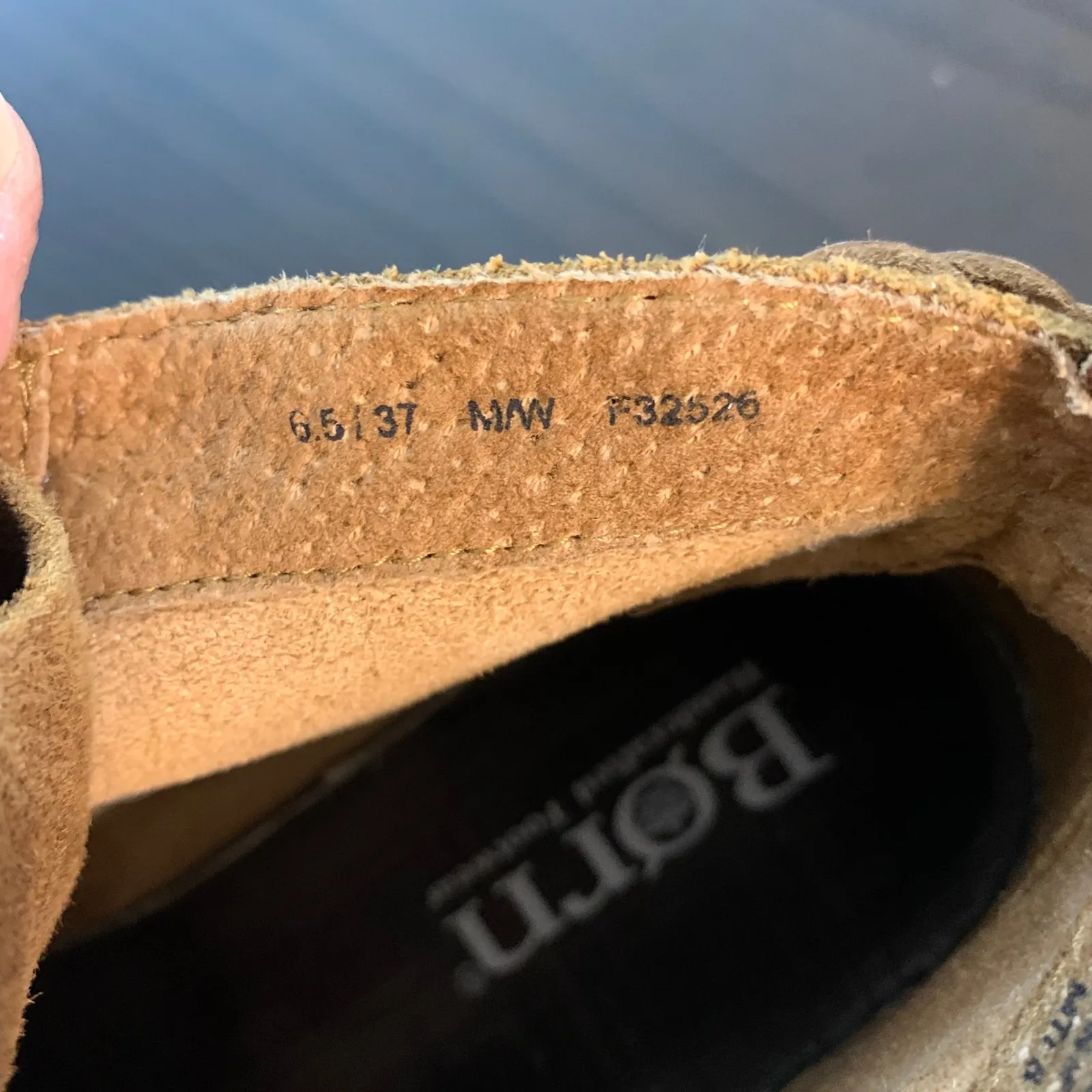 Born Handcrafted Footwear Suede Lace Up Ankle Boots Women Brown Size 6.5 - Image 9