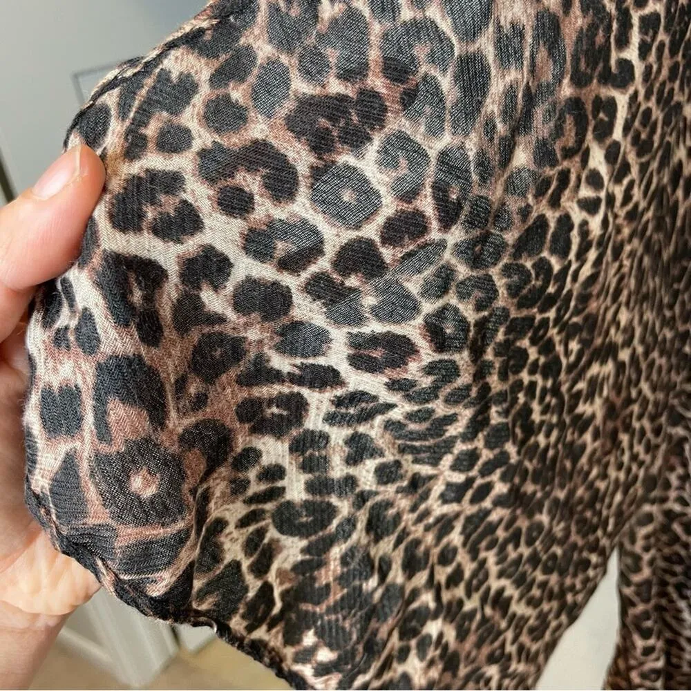 MIA JOY JOYFOLIE Leopard Print Kimono One Size Brown Size undefined - Image 6