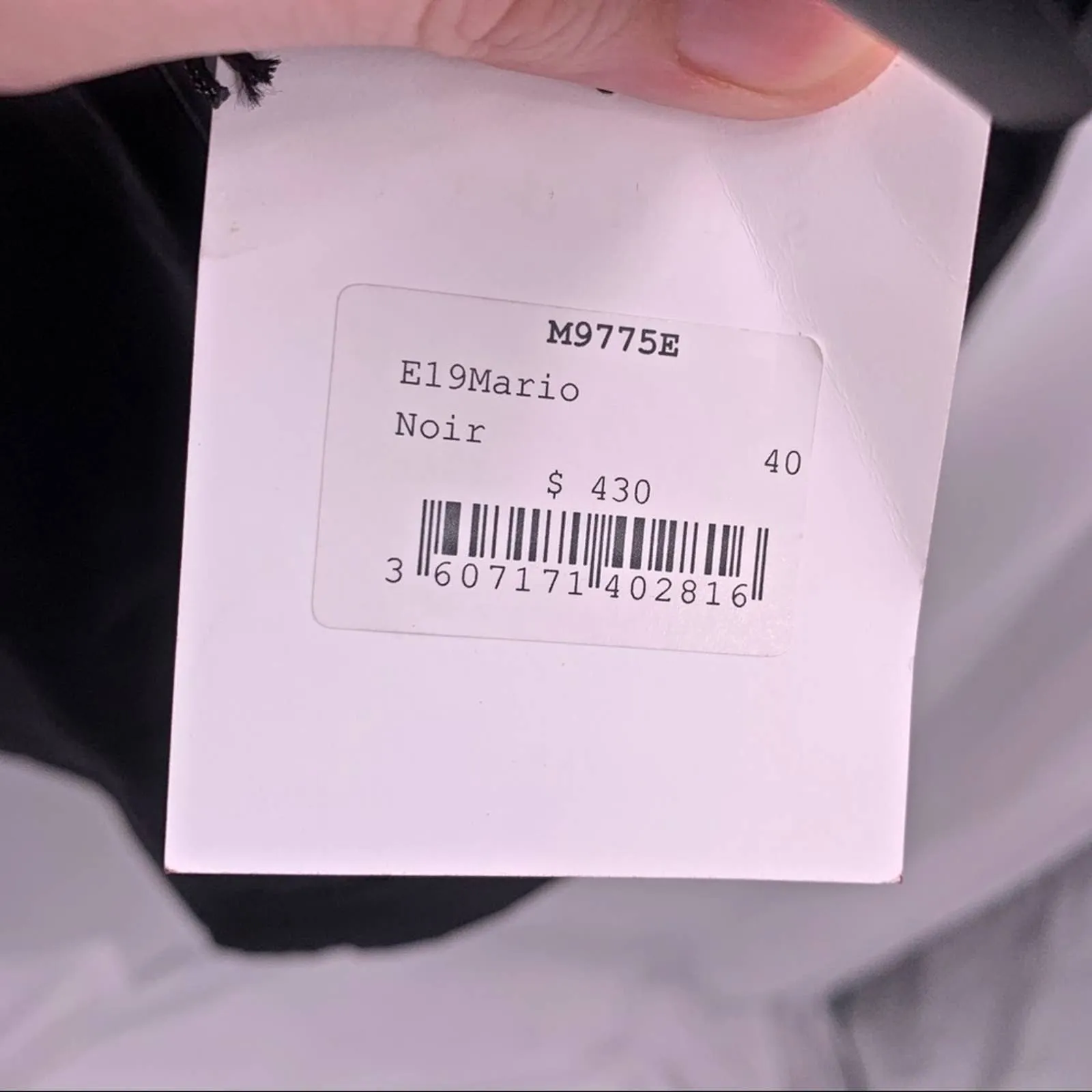 Sandro black shell jacket Mario size 40‎ / L new - Image 11