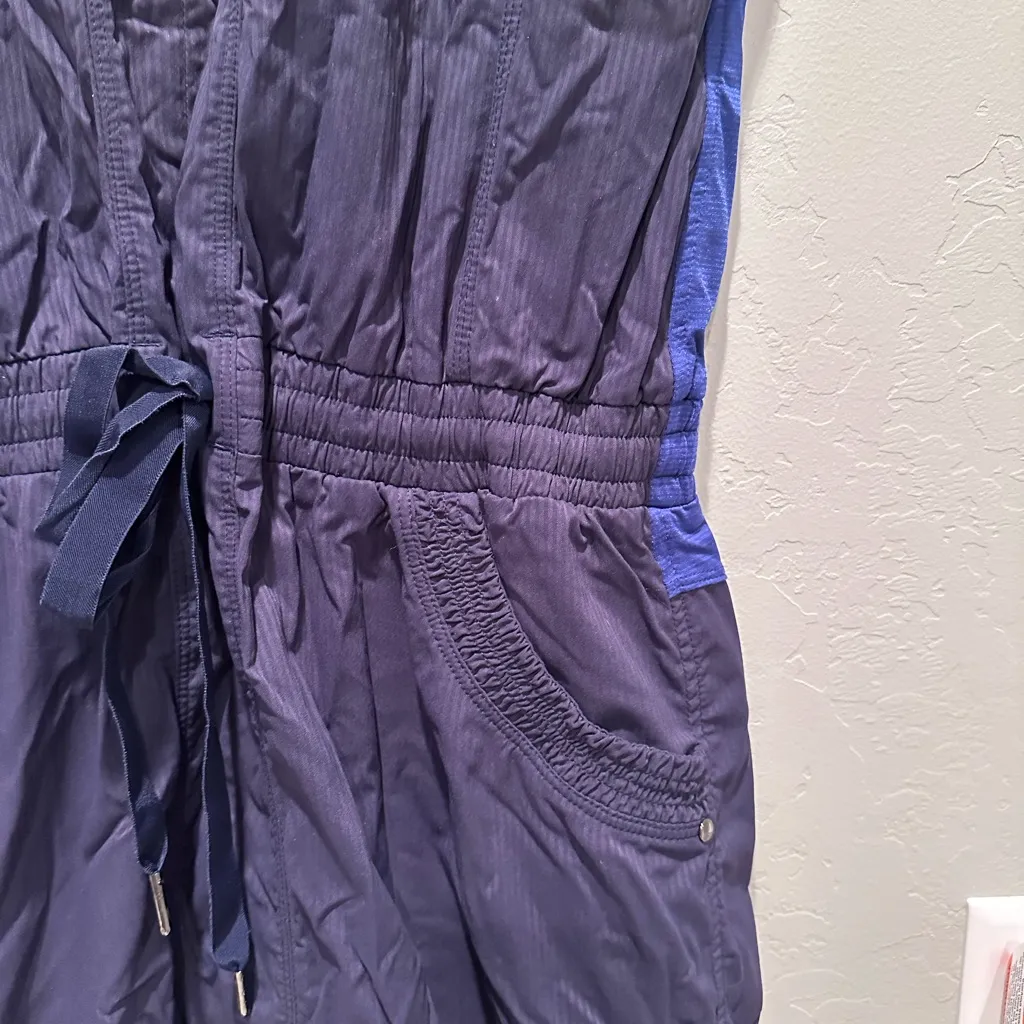 Lole Marina Blue Active Mini Dress Sleeveless UPF Stretch Quick‎ Dry Medium - Image 7