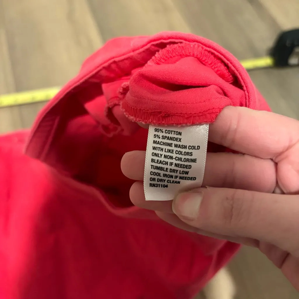 Crown & Ivy curvy pull on straight leg pants hot pink size 16W - Image 4