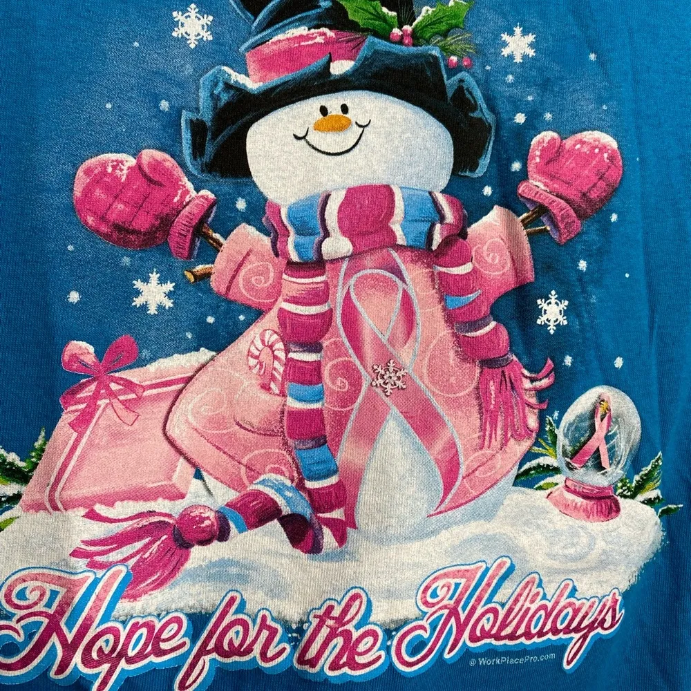 Hope for the Holidays Cancer T-Shirt - Image 3