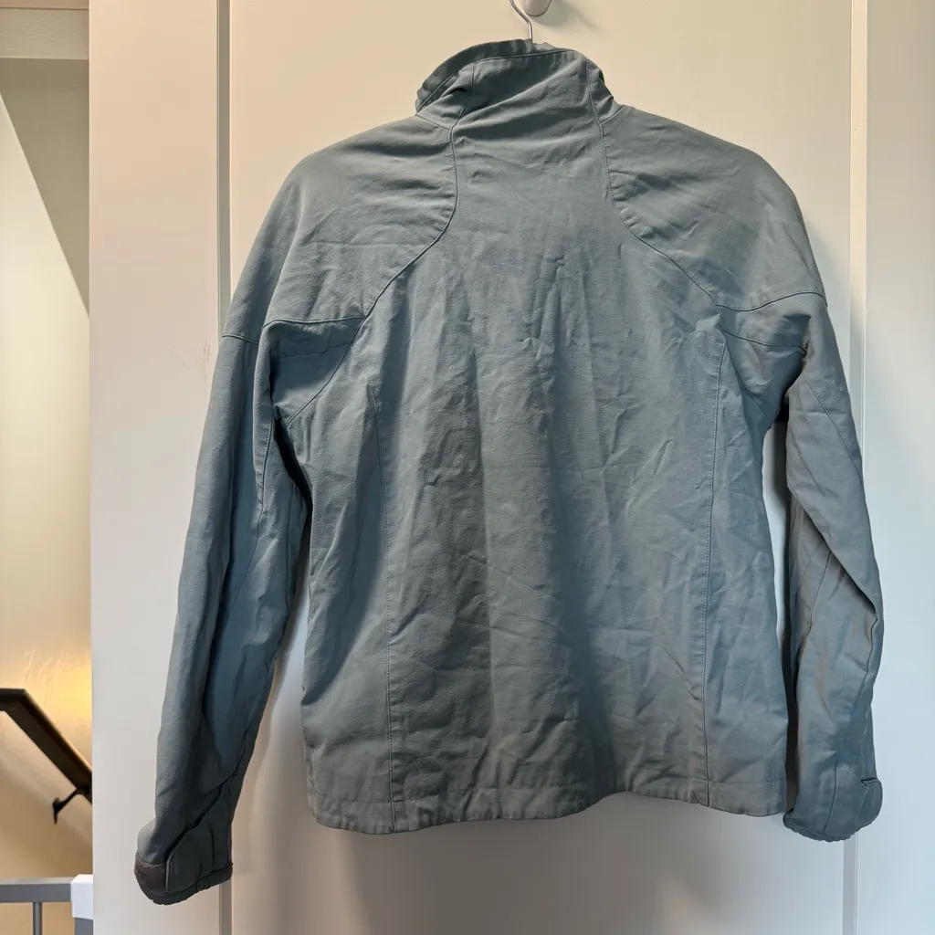 Kavu Women's Medium Weight Dusty Blue Full Zip Windbreaker Jacket Coat Small‎ - Image 3