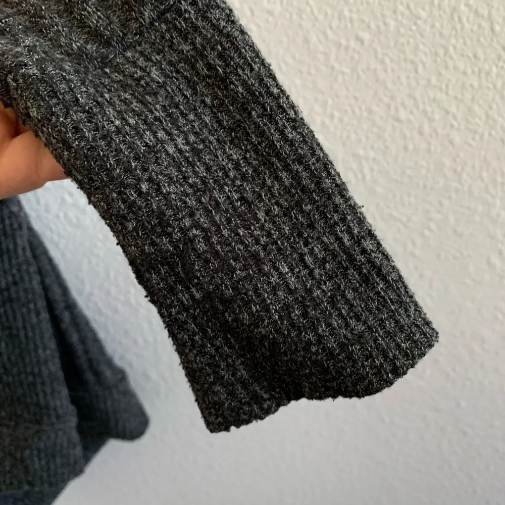 Athleta Tiburon Wrap Cardigan Charcoal Gray Athleisure Casual Comfort XXS - Image 8