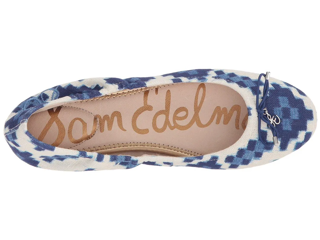 Ikat Blue Felicia Flat - Image 3