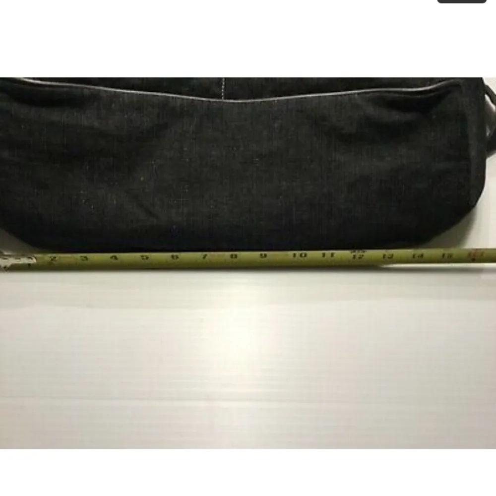 Wendy Bellissimo Black Denim Diaper Bag Change Pad - Image 6