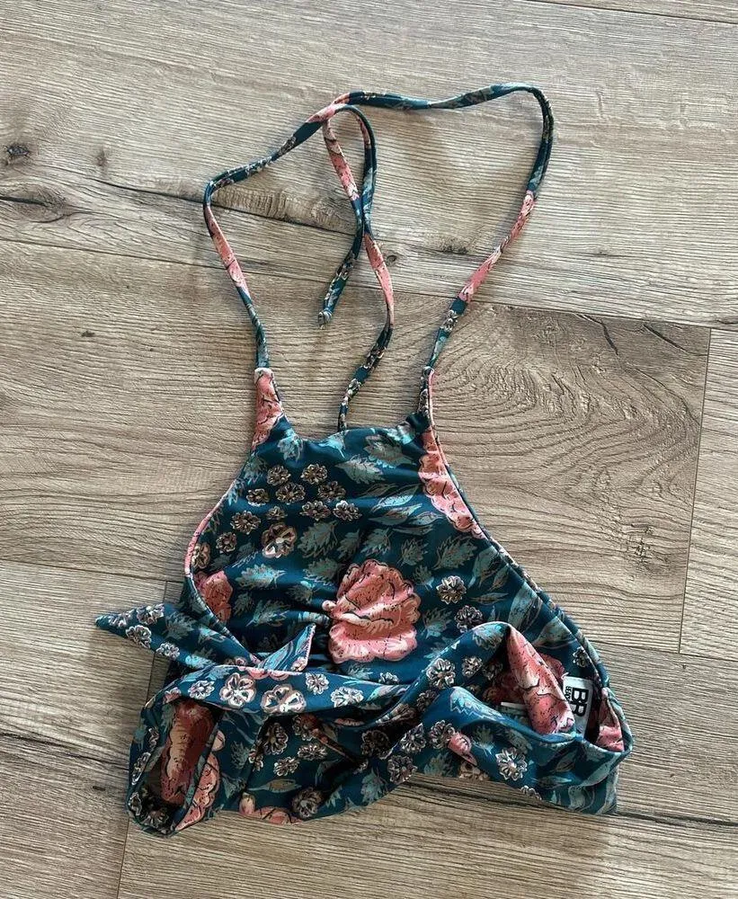 Beach Riot Women's Halter Bikini Top S - Image 2