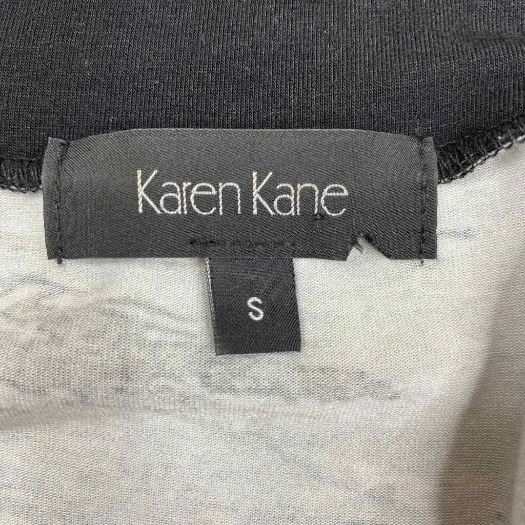 Karen Kane Knee‎ Length Dress Womens Small Camo Short Sleeve V-Neck - Image 6