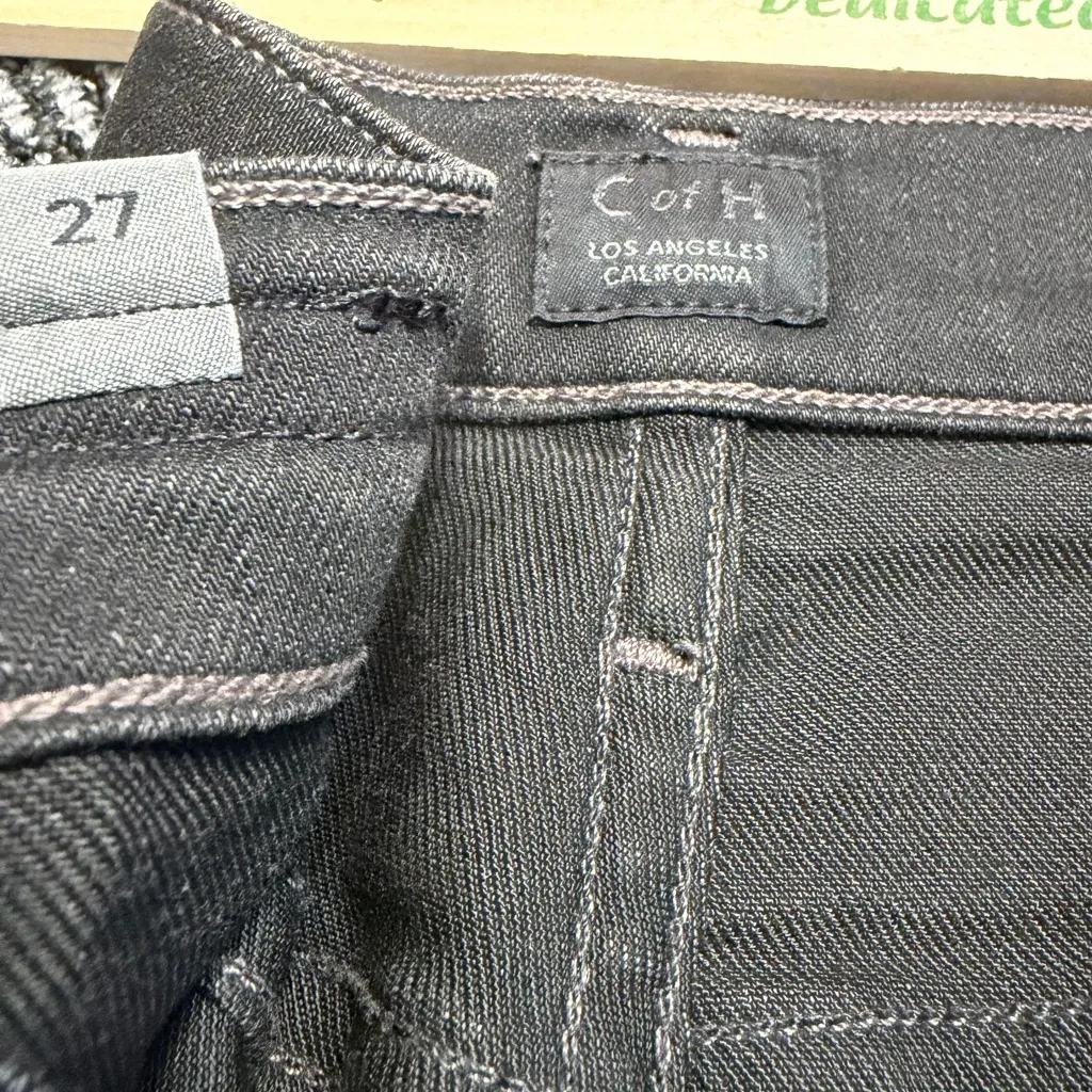 Citizens of Humanity Rocket High Rise Skinny Destroyed Stretch Denim Jeans 27 - Image 4