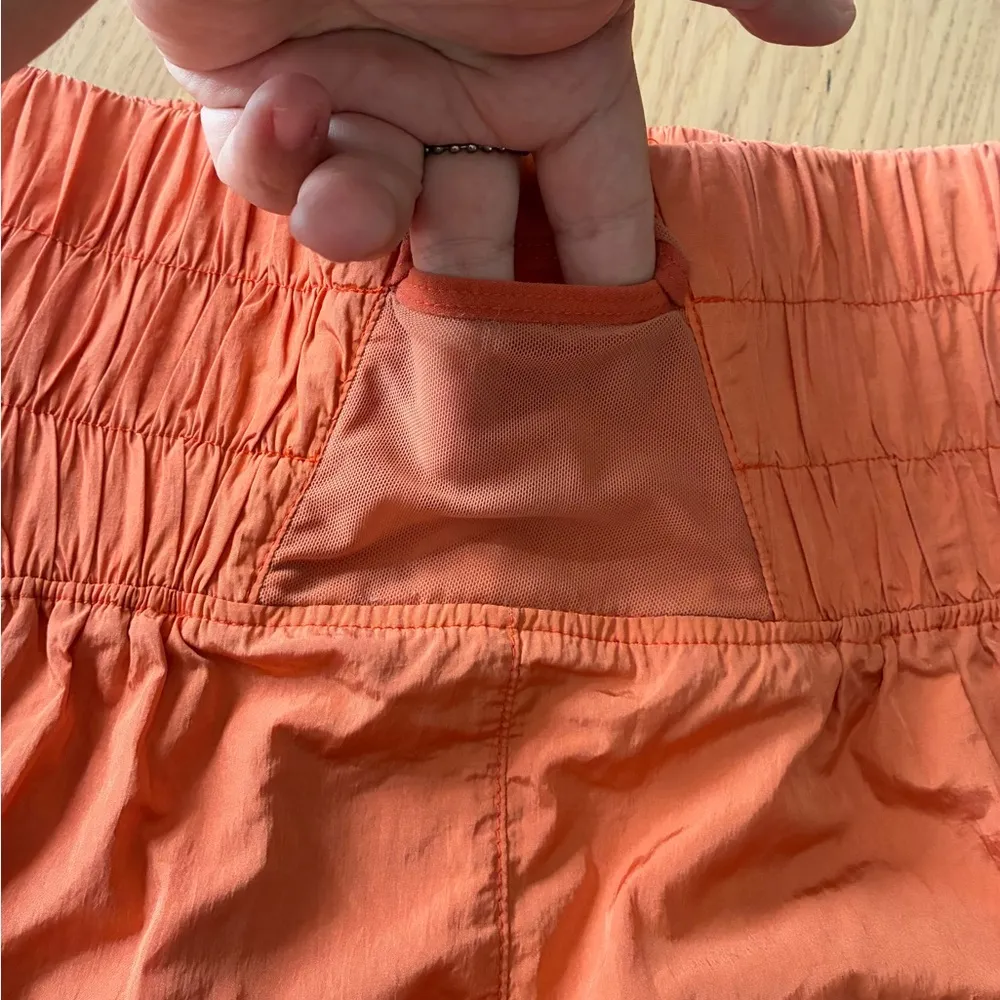 Free People Movement Women's Way Home Shorts Brushed Apricot S Orange - Image 10