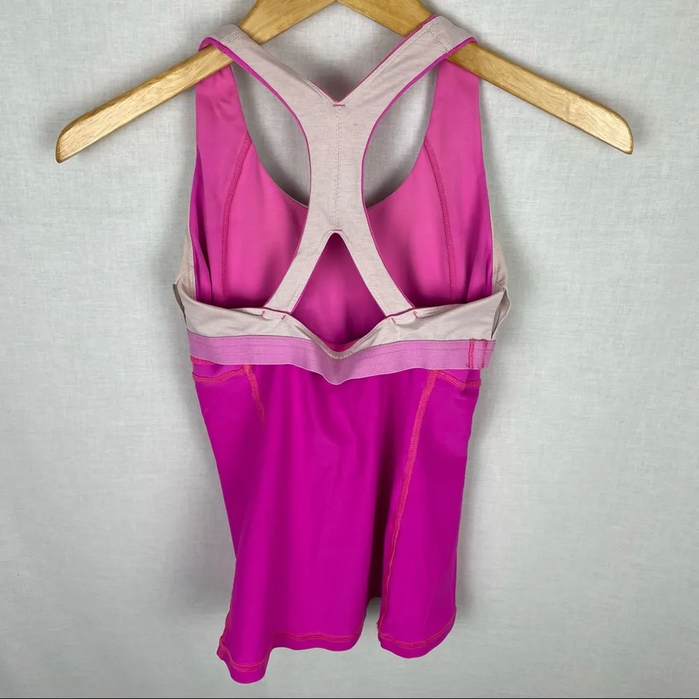 Lululemon Run Fast Track Tank Power Luxtreme Raspberry Glo Light - Image 6