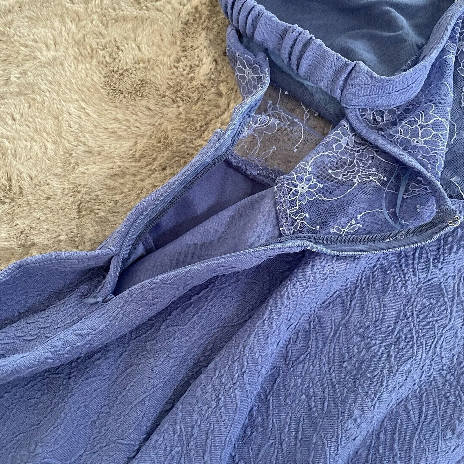 NWOT Free People Brooklyn Mini Skater Dress Women's L Whimsygoth Fairy Disco Y2K - Image 12