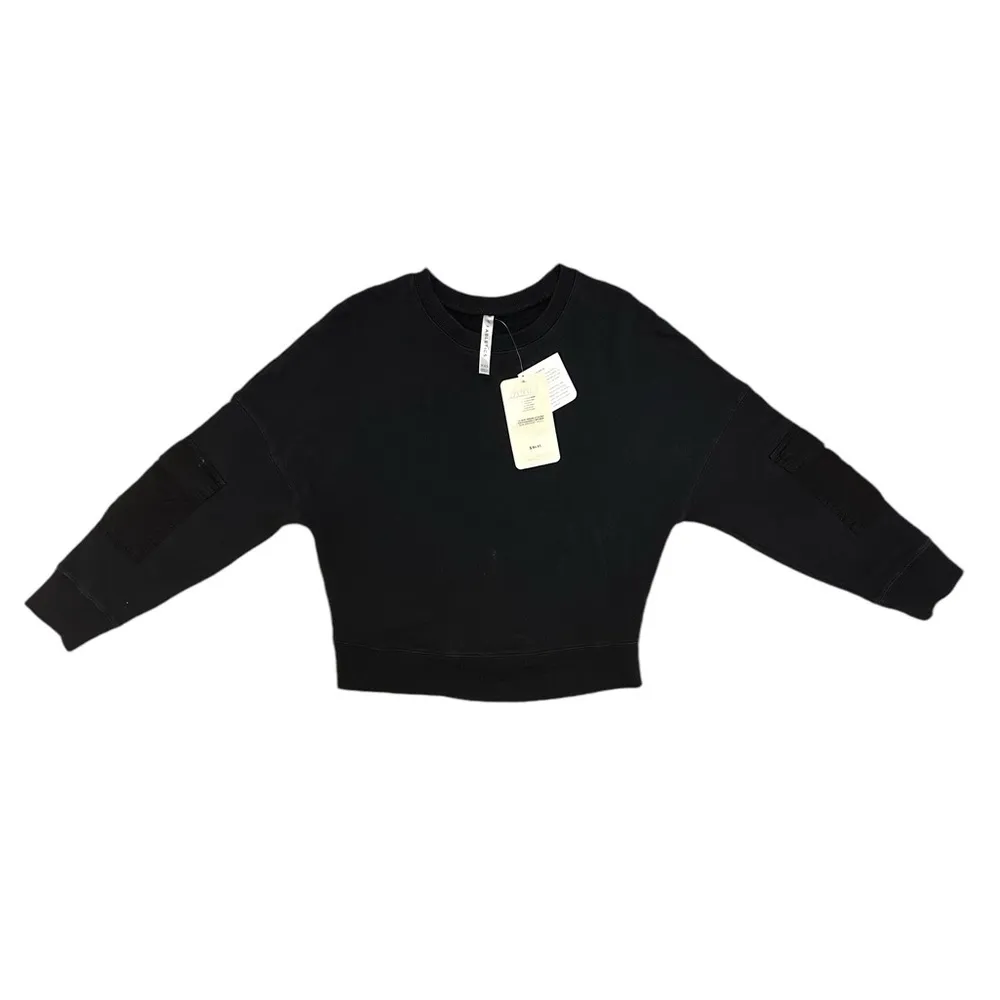 Fabletics Pearl Sweatshirt Size XXS in Black New With Tags - Image 5