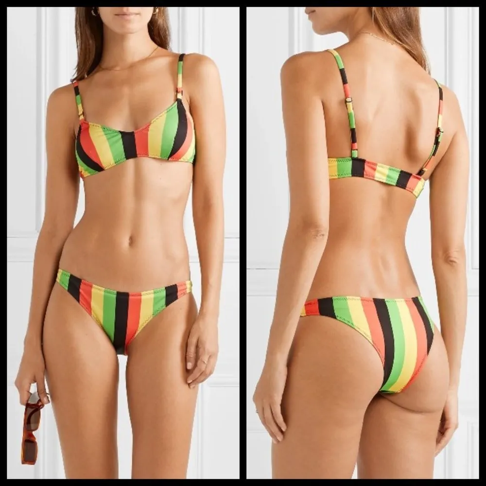 💕SOLID & STRIPED💕 Rachel Jamaica Striped Bikini - Image 5