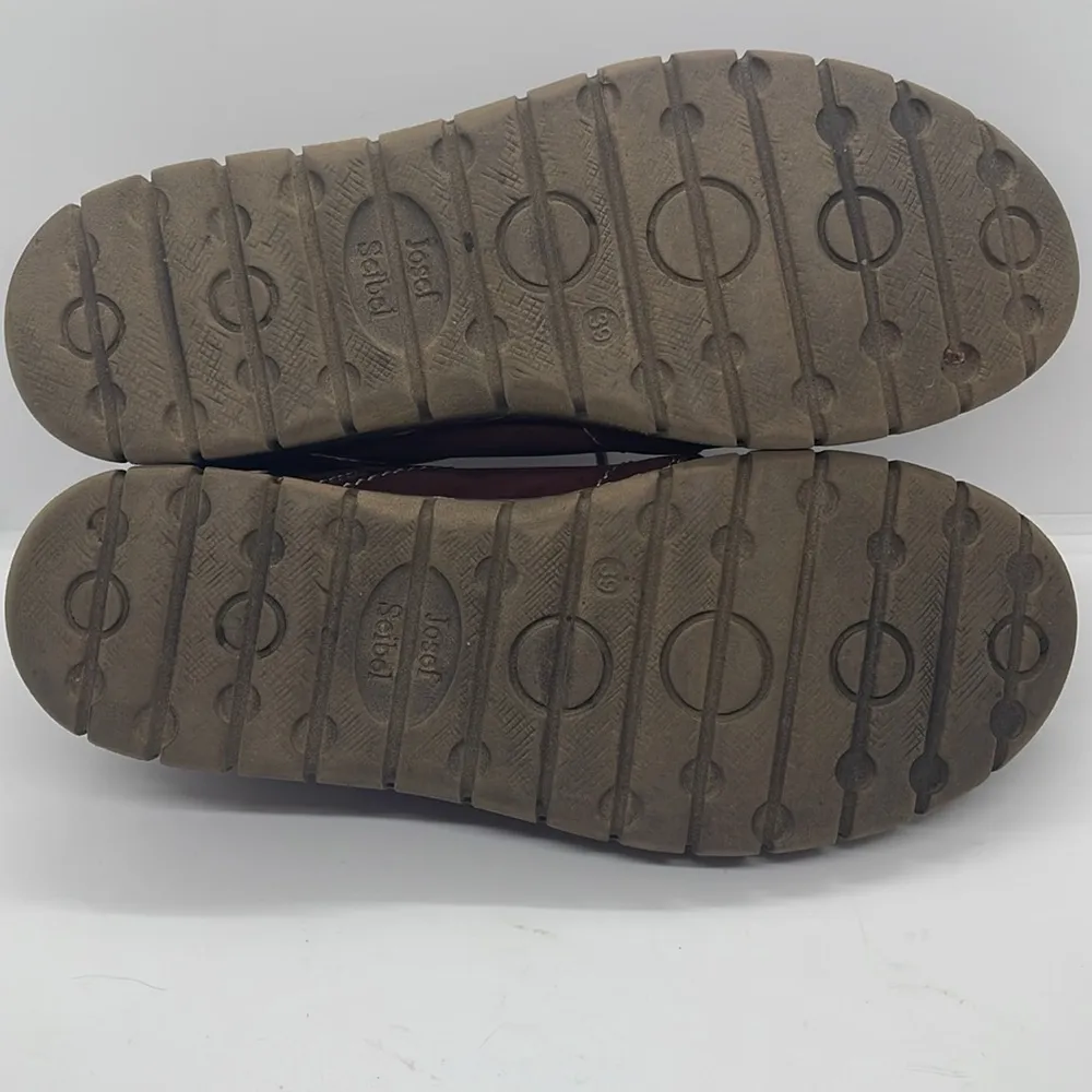 Josef Seibel Steffi 59 Waterproof Burgundy Suede Sneaker/Trainer 39 Size 8 - Image 7