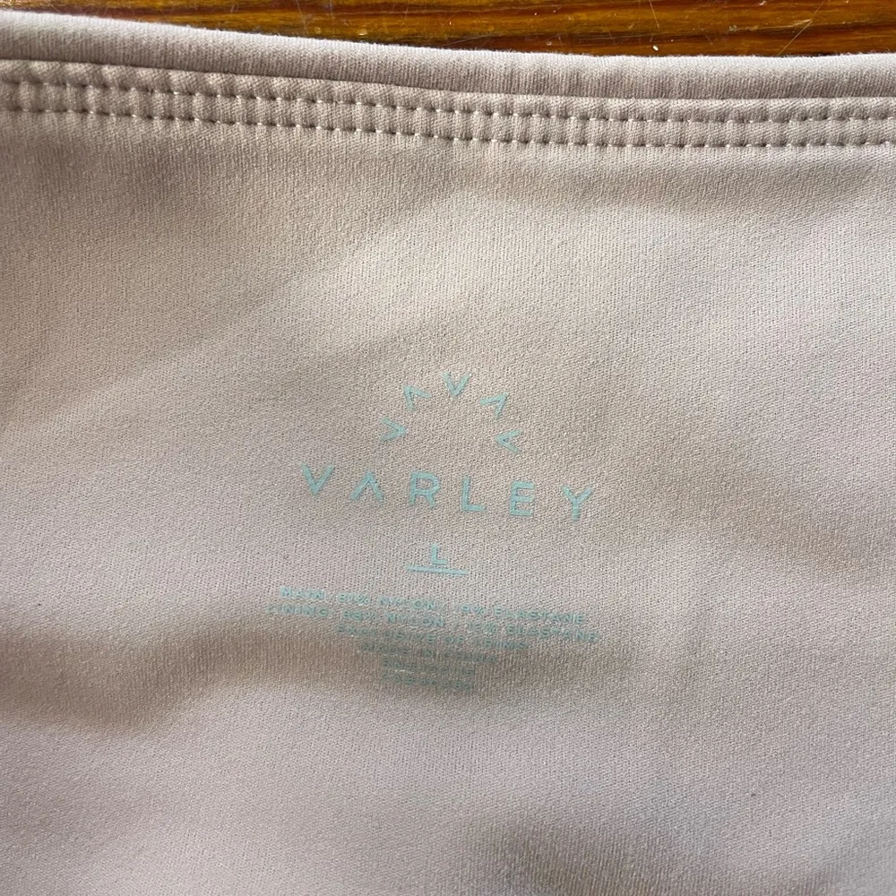 Varley Biona Soft 7/8 Length Light Pink Leggings~ Yoga~Pilates~Barre ~Sz Large - Image 8