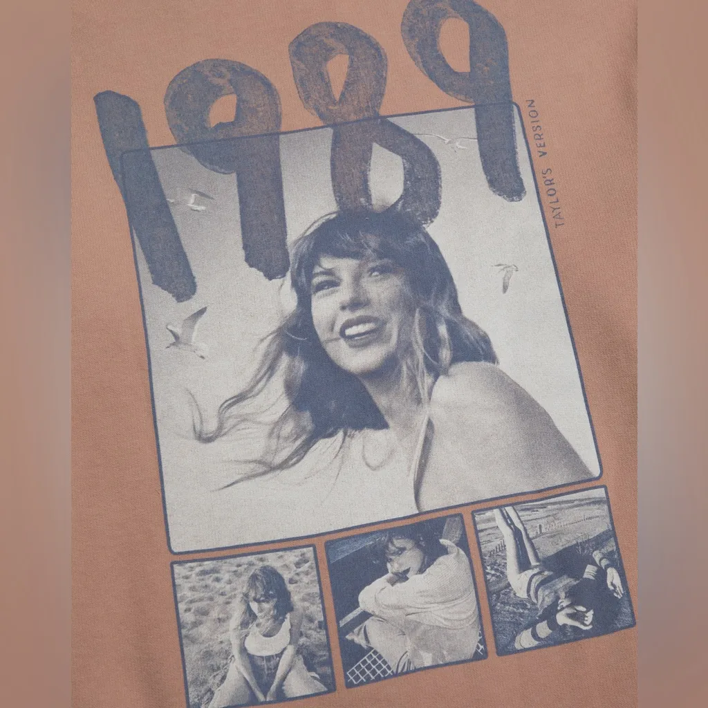 TAYLOR SWIFT 1989 (Taylor’s Version) Pink Crewneck, Size M, New w/o Tag SOO - Image 4