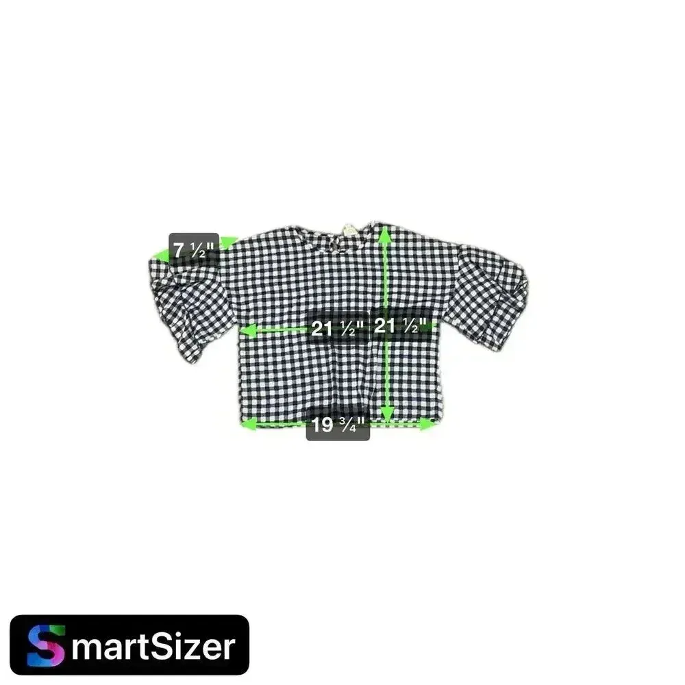 Caution to the Wind Women's Gingham Shirt Size S Bell Sleeve Casual - Image 6