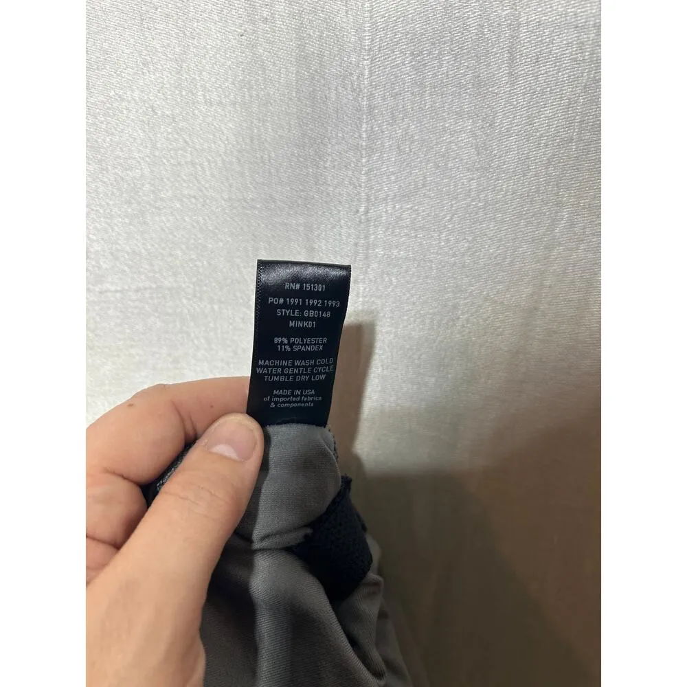 Good American Bodysuit 2 Medium Gray Tank Top Shelf Bra Made In USA - Image 12