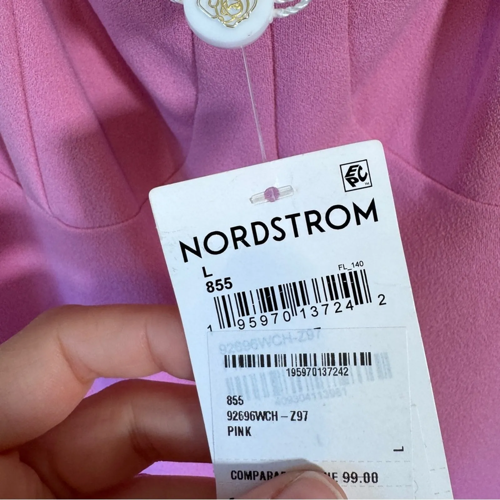 Wayf Purple Sleeveless Midi Dress Womens L Formal Bridesmaid High Slit Spring - Image 4