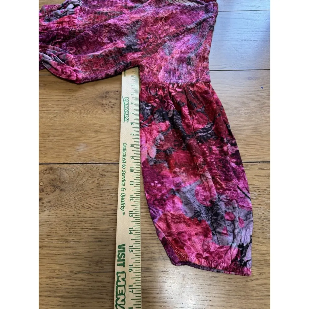 Soft Surroundings Beunissima Smocked Midi Dress Size Medium Petite Stretch Beach - Image 8