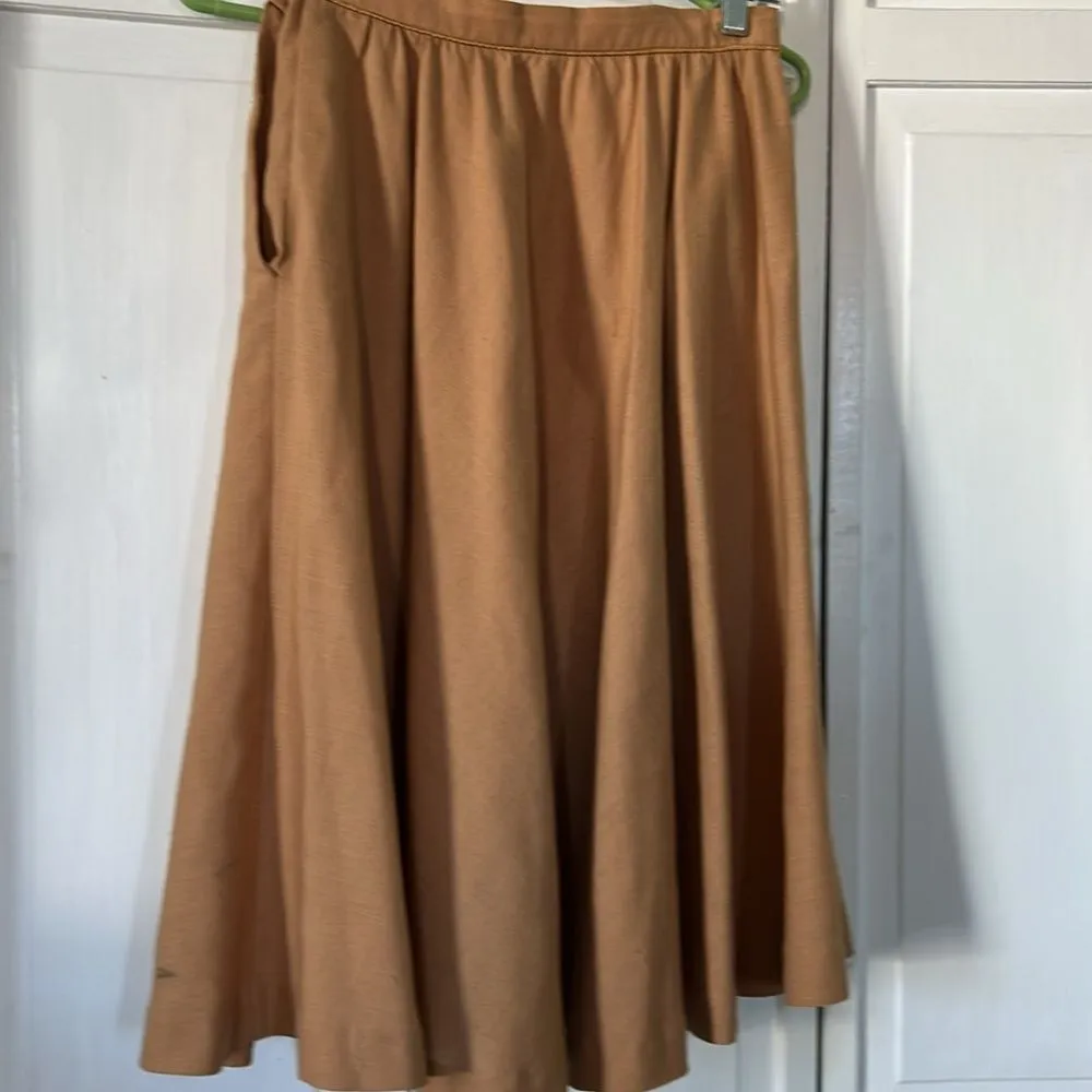 1960s 1970s Union Made Vintage Full Circle Skirt - Image 4