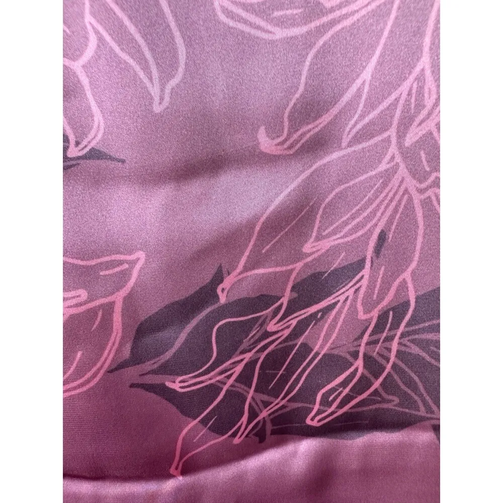 Unbranded Hawaiian Aloha Graphic Tropical Leaves Feminine Scarf One Size - Image 4