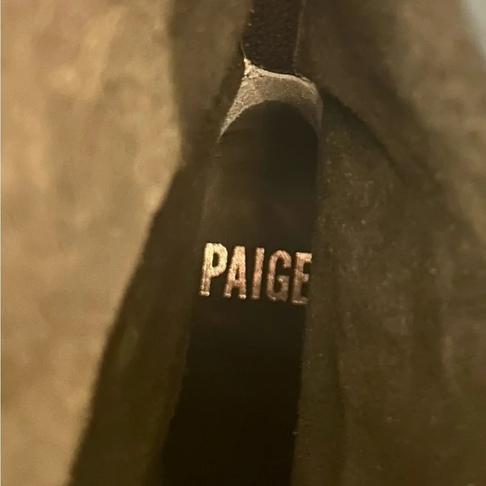 Paige Landyn Black Leather Mid-calf Boot Size 7 - Image 11